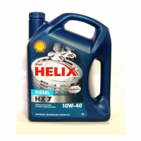 Shell Helix 10w40 Diesel HX7 Plus п/с 4л - СИНЯЯ