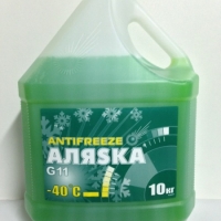Антифриз Аляска -40  G11  10л зеленый